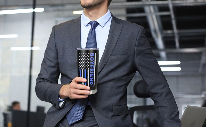 Gifts for Boyfriend Birthday - Cool Valentines Anniversary Day Gifts for Him Boyfriend from Girlfriend - Gift To My Boyfriend's Christmas 20oz Insulated Tumbler