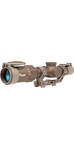 SIG SAUER Tango-MSR LPVO 1-6x24mm Waterproof Fogproof Rugged Tactical Hunting Rifle Scope | Second Focal Plane/SFP/F2 | Includes Alpha-MSR Aluminum Mount, Flip-Back Lens Covers