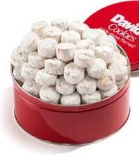 David's Cookies Assorted Fresh Baked Decadent Cookie Gift Tin – 2lb Basket with 8 Jumbo Cookies – Soft and Chewy Bakery-Style Dessert for Birthdays, Holidays, Thank You and Special Occasions