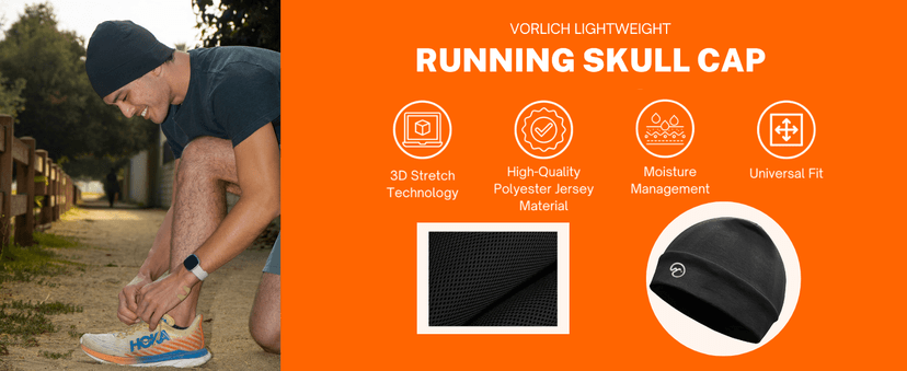 Vorlich® Running Gift Box, 13 Essential Items for Runners, Includes Run App, 8-Week Run Plan, Running Belt, LED Headtorch, Water Bottle & More