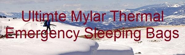 Emergency Sleeping Bags 2 Pack | Portable Emergency Blanket Survival Gear