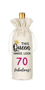 Socive 21st Birthday Wine Bag, Presents for 21st Birthday girl, 21 Years Old Gift Idea Wine Bag for Her Girl Friend, Sister Party Decorations B0B21FJ1NH