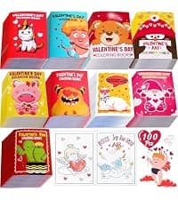 90shine 54PCS Easter Coloring Books for Kids-Egg Basket Stuffer Gifts Party Favors Class Activity Supplies Decorations B08Q36YXL9