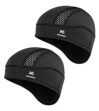 MELASA Cooling Skull Caps Helmet Liner, Lightweight Mesh Under Helmet Cycling Motorcycle Hard Hat Sweat Liner for Men Women
