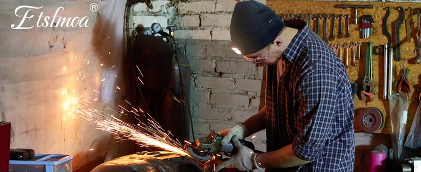 Etsfmoa Unisex Beanie with The Light Gifts for Men Dad Father USB Rechargeable Caps