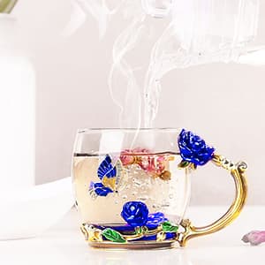 OEAGO Unique Gifts for Women Mom Coffee Mugs Gifts for Women Birthday Unique Blue Tea Cup Gifts for Women Who Have Everything Womens Gifts for Christmas