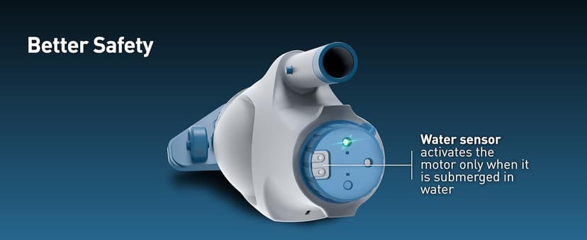 KOKIDO Rechargeable Handheld Hot Tub Spa Pool Vacuum, IPX8, Aluminum Pole and 2 Brush Heads, Cordless, Ideal for Light-Duty Spot Cleaning Spas and Small Pools up to 20ft, 60-min, Sand and Debris XV110