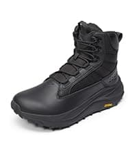 NORTIV 8 Men's Military Tactical Boot Lightweight Comfortable Boots for Work All Day Side Zipper Motorcycle Combat Hiking Boots Metrostrike(8-9 Inches)