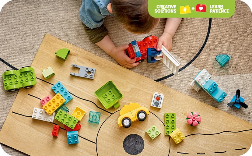 Building Toys for Boys & Girls, Ages 1.5+, Develops Fine Motor Skills, Learning Playset, 42 Pieces, Gift for Toddlers LEGO DUPLO My First Creative Vehicles 10474 B0FMS6DY4Q
