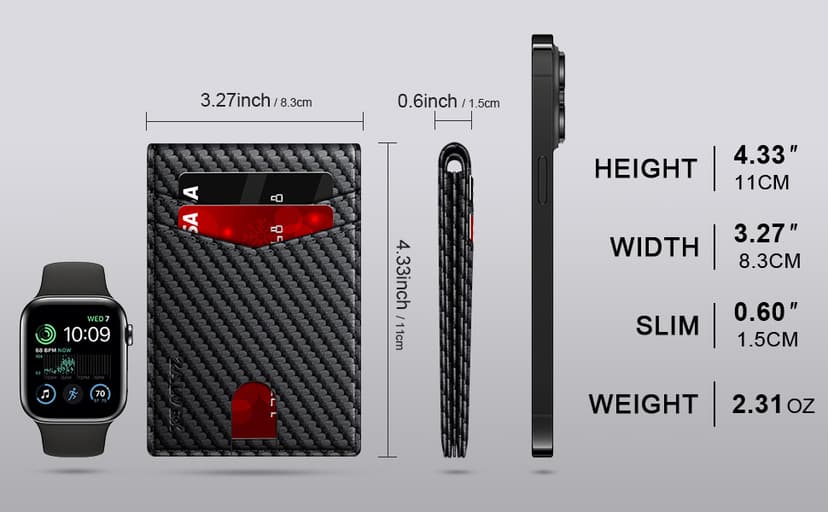 14 Cards Bifold Minimalist Thin Wallet with 2 ID Windows & Cash Slot Front Pockt Carteras Para Hombres Birthday Gifts for Men ZALVEX Wallet for Men Slim RFID Blocking Leather Credit Card Holder Wallet B0FPQ5H6BT