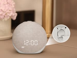 Sound Machine Alarm Clock for Bedroom: 25 Natural Sleep Sounds - White Noise Machine for Adults Kids Baby - Gentle Wake Up Alarm with Bluetooth Speaker - Putty