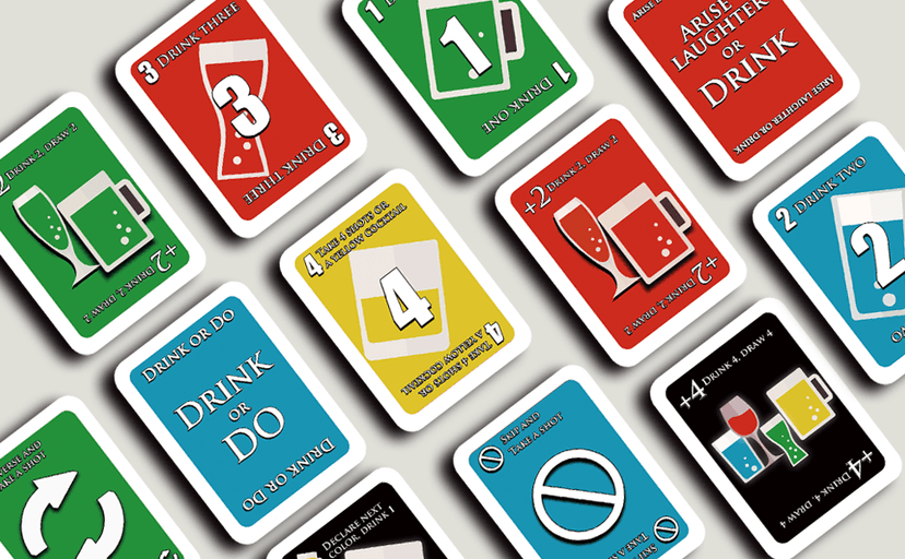 UDRINK! - The Drinking Game Cards for Adults, Fun & Easy Games for Adult Game Nights - Couple Games, Bachelorette Party Games to Get Buzzed Easily - 2024 New Edition -