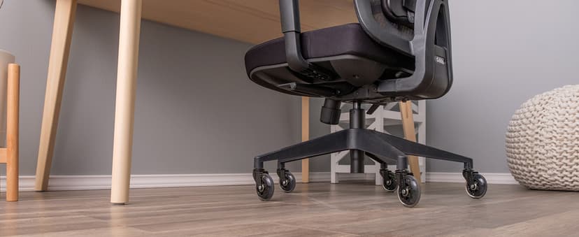 The Office Oasis Original Rollerblade Office Chair Wheels (As Seen On PBS) - Incredibly Smooth & Quiet Casters - Safe for Hardwood Floors & Carpet - Easy Installation with Universal Fit - Set of 5