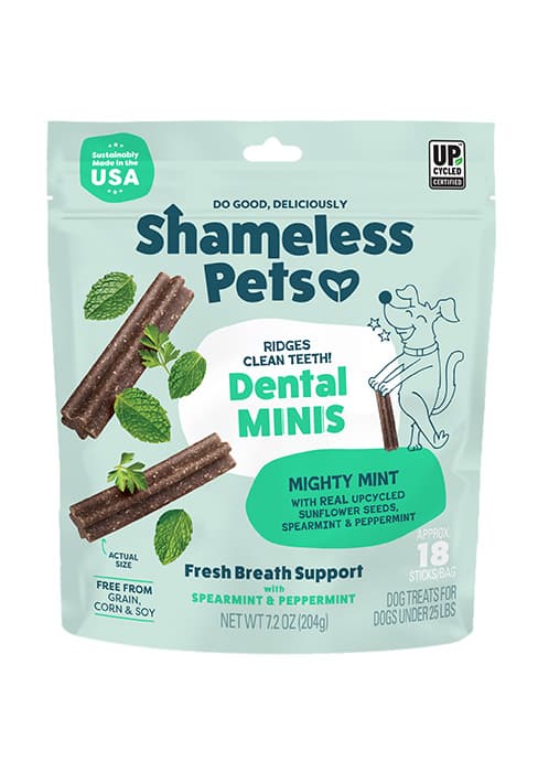 Shameless Pets Dental Treats for Dogs, The Tooth Berry - Healthy Dental Sticks with Immune Support for Teeth Cleaning & Fresh Breath - Free from Grain, Corn & Soy