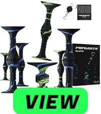 Popdarts PRO Pack Game Set (Wigglenobber Target Marker) - Indoor, Outdoor Suction Cup Throwing Game - Competition with a POP