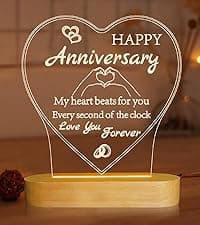 to My Bestie Gifts,3D Illusion Lamp I Love You Friends Night Light for Best Friend Sister Boys & Girls Women BFF Birthday Holiday, Soft Warm White Colors LED Wooden Table Lamp