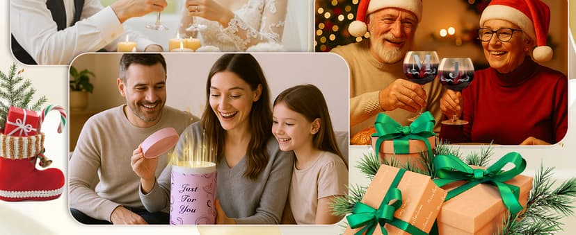 Personalized Monogram Gifts for Women - Customized Initial A-Z Wine Glass, Unique Christmas Birthday Gifts for Her, Mom, Wife, Sister, Daughter, Friend (Letter L)