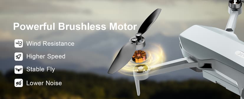 Drone with Camera, 2K HD FPV Drones for Adults, Mini Drone with Gravity Control, One Key Take Off/Land, Waypoint Fly, Gestures Selfie, 3 Speed Modes, RC Drone for Beginners with 2 Batteries