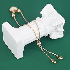 SmileBelle Christmas Gifts Best Friendship Bracelets for 2/3 Sisters Bracelets, Best Friend for Women 14K Gold Adjustable Besties Matching Bracelet, Friends Jewelry Stocking Stuffer for Women Girl