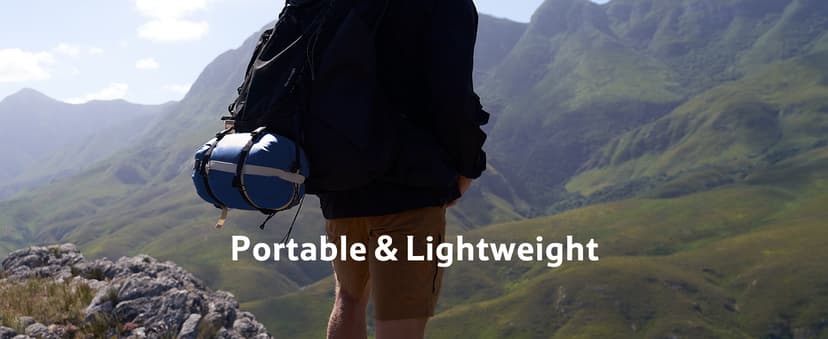 Naturehike Lightweight Compact Sleeping Bag, 59℉/32℉ Envelope Ultralight Backpacking Sleeping Bag Portable, Waterproof with Compression Sack for Cold&Warm, Camping, Traveling, Hiking