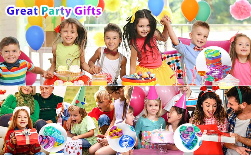 Valentines Day Gifts for Kids Classroom Prizes Student Mini Pop Keychain It Small Fidgets Birthday Goodie Bag Stuffers Filler Heart Pop Fidget Toys Bulk Its Valentine Party Favors for Kids 30 Pack B0BJNQMM9T