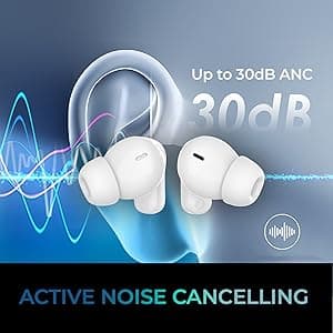 ADESSO Xtream T2 Bluetooth Wireless Earbuds with ANC and Built-in Microphone