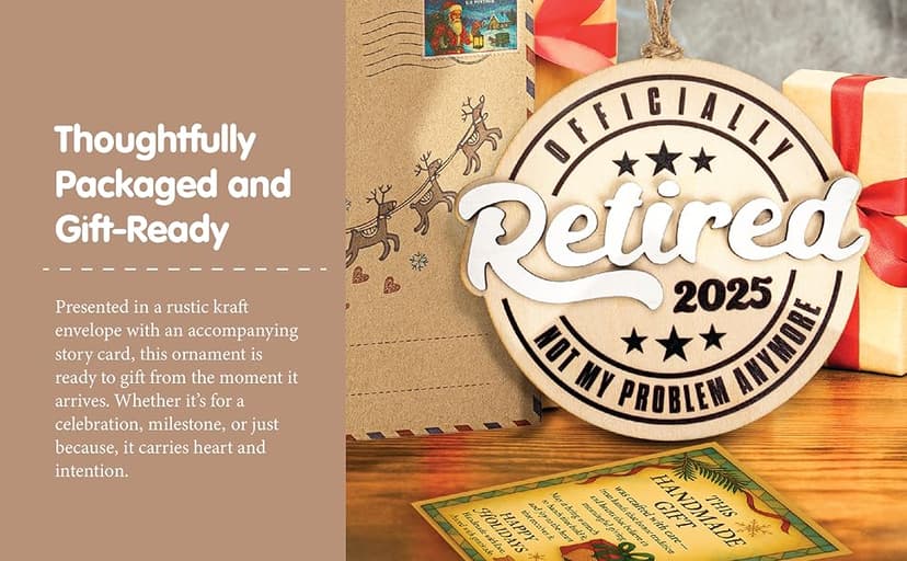 Arizona Gifts Cactus Ornament – Southwestern Decor Handmade Wooden Christmas Ornaments 2025, Unique Cactus Decor with Sun Desert Scene, Rustic Holiday Gift Idea for Home Tree Decoration