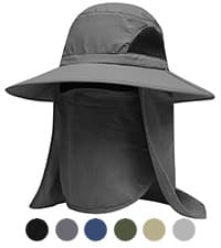 EINSKEY Wide Brim Sun Hat, UPF 50+ UV Protection Waterproof Packable Bucket Hat for Men & Women, Fishing Hiking Beach Garden