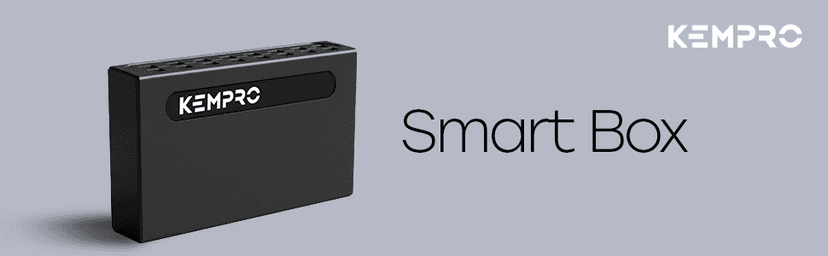 KemPro Smart Box 3-in-1 Wireless CarPlay & Android Auto Adapter with Streaming Apps – Netflix, YouTube, Adapter for Car to Watch TV, Video Player USB A & C