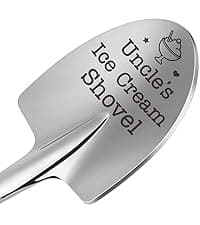 Christmas Father Gifts for Dad Daddy Father-in-Law Grandpa, Dad Birthday Gift from Daughter Son Father's Day Papa Grandfather Husband Brother Uncle, Funny New Bonus Step Dads Ice Cream Shovel Spoon