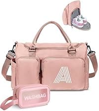 Girl Gifts, Kids Overnight Bag, Birthday Gifts for Women Daughter Sister Friends 8 9 10 11 12 13 14 15 16 17 18 Year Old Girl Duffle Bag Teen Girl Gifts Trendy Stuff Initial Travel Weekender Dance Bag B0DT6QHCXW