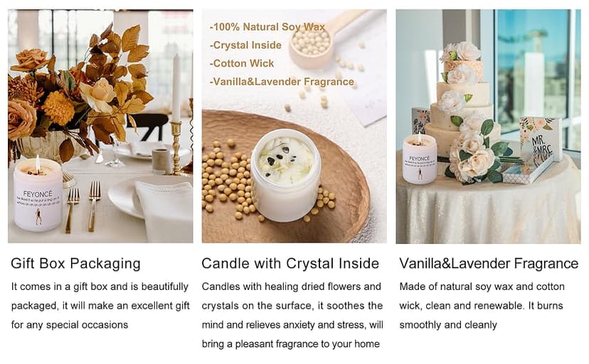 Funny Wedding Gift, Engaged Gift for Bride, Newly Couples, Bridal Shower Wedding Gifts, Newly Engaged Gifts for Her,Feyonce Candle, He Put A Ring on it Candle, Lavender Scented Candles 7oz