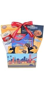 Ghirardelli Chocolate Gift Tower by Wine Country Gift Baskets Gift for Families College Students Appreciation and more