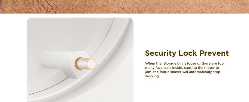 Rechargeable Fabric Shaver, Lint Remover for Clothes, Lint Shaver 6-Leaf Blades, 3-Speeds Lint Shaver with LED Display for Effortless Fuzz & Pill Removal for Clothes, Sweaters, Furniture, White