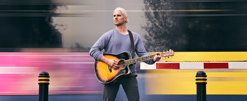 Winzz Acoustic-Electric Guitar 4/4 Full Size for Adults Beginners and Teens,6 Steel-String Acustica Guitarra Starter Kit, 4-Band Equaliser, 41" Dreadnought Cutaway, Glossy Sunburst, Right Hand