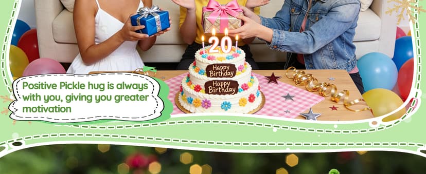 Sister in Law Gifts Birthday Gifts Card for Sister Adult Best Funny Sister Ever Gifts Secret Sister Wedding Gift Big Little Sister Birthday Gifts from Sister Handmade Crochet Pickle B0DKJVZJCB
