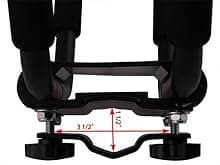 TMS Kayak Roof Racks for 2 Kayaks - Dual Universal Fit Carriers Include Two Sets of Straps for Cars, Trucks and SUVs - Easy to Mount J-Bar Style Carriers for Kayaks Canoes Paddleboards and Surfboards