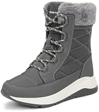DREAM PAIRS Women's Winter Snow Boots, Faux Fur Waterproof Ankle Booties, Zaylee Ladies Comfortable Short Boots Outdoor