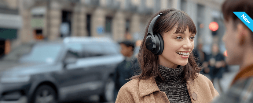 Soundcore Anker Life Q20 Hybrid Active Noise Cancelling Headphones, Wireless Over Ear Bluetooth Headphones, 60H Playtime, Hi-Res Audio, Deep Bass, Foam Ear Cups, Travel, Office, USB-C Charging