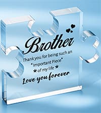 Best Friend Birthday Gifts, Friend Gifts for Long Distance, Friend Birthday Gifts for Women, Acrylic Puzzle Plaque Gifts for Friend on Mothers Day -2.8 * 3.3in