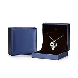 Jewelry for Women Wife Infinity Heart Birthstone I Love You Necklace S925 Anniversary Women Necklaces for Her Wife Birthday Gift Ideas, Birthday Present for Girlfriend Mom Daughter Sterling Silver