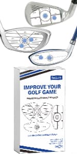 Golf Impact Tape Labels |Self-Teaching Sweet Spot and Consistency Analysis | Improve Golf Swing Accuracy and Distance |Choose Between 150 Pc and 300 Pc