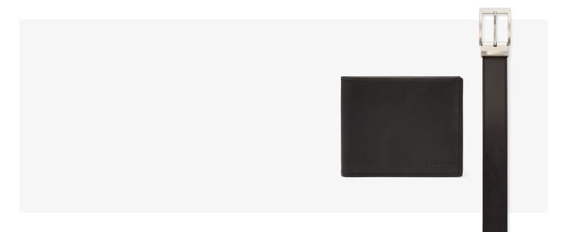 Fossil Men's Leather Minimalist Magnetic Card Case with Money Clip Front Pocket Wallet for Men