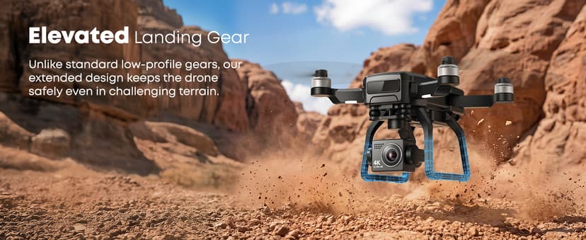 Bwine F7GB2 Pro Drones with Camera for Adults 4K UHD Aerial, 3-Axis Gimbal, 10000FT Control, 75 Mins Flight Time with 3 Batteries, GPS Follow, Waypoint, Orbit Fly, Auto Return, Beginner Mode