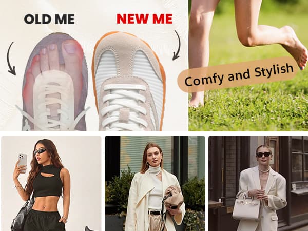 Barezoey Barefoot Shoes Women Casual Sneakers,Wide Toe Box Shoes Women Zero Drop Barefoot Shoe Men,Minimalist Trail Running Shoe,Non-Slip Lightweight Breathable Comfortable Fashion Walking Hiking Shoes Unisex