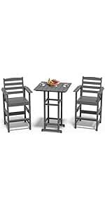 nevilywood Compact Stackable Adirondack Chairs Set of 4, 26.3" Wide HDPE Outdoor Patio Chairs - Durable, Space-Saving Design for Porch, Lawn or Garden, Black