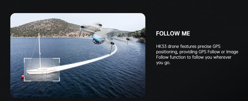 Drones with Camera for Adults 4K, Foldable Beginner Drone with Brushless Motor, Auto Follow, Tap Fly, Circle Fly, One Key Start, Under 249g
