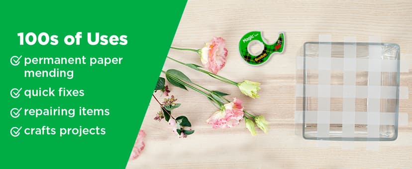 Scotch Magic Tape, Invisible, Home Office Supplies and Back to School Supplies for College and Classrooms, 6 Rolls with Dispensers