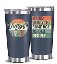 NewEleven 50th Birthday Gifts For Men Women - 1975 50th Birthday Decorations For Him Her - Present For Men Women Turning 50 Year Old Gifts For Mom, Dad, Wife, Husband - 20 Oz Tumbler