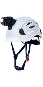 ANSI-Certified Industrial Safety Helmet RGS-6C with Adjustable Vents, 6-Point Suspension Hard Hats for Construction, Rescue, Outdoor Work